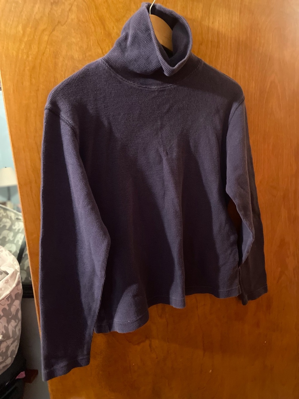 Route 66 Navy Turtleneck Pullover Sweater Size Large
